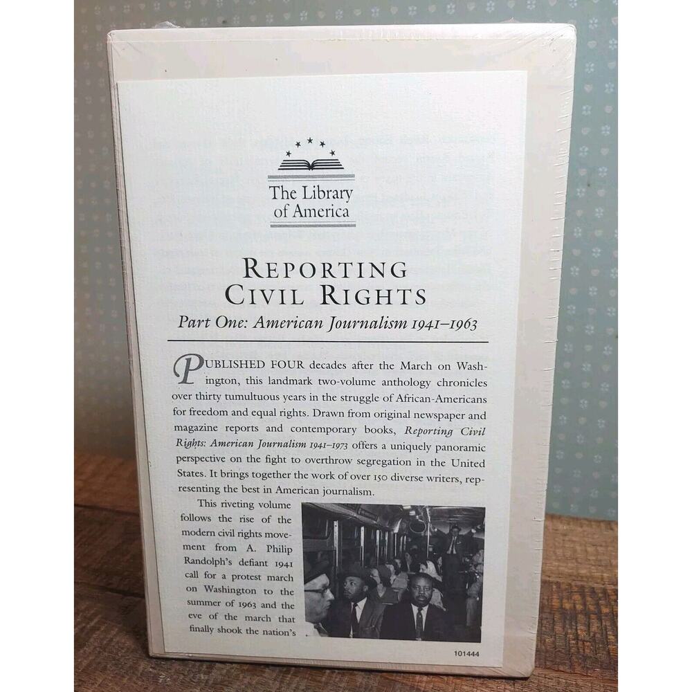 Reporting Civil Rights Journalism Part 1 Hardcover SC Library Of America SEALED